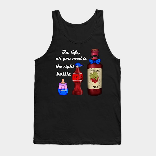 Bottle of life Tank Top by JGTsunami